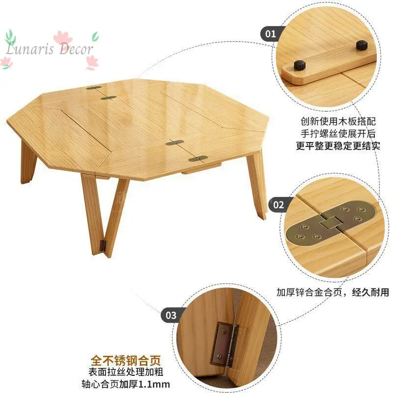 Creative Folding Table Chair Combo Portable Outdoor Picnic Camping Table Compact Foldable Furniture for Hiking Travel Backyard