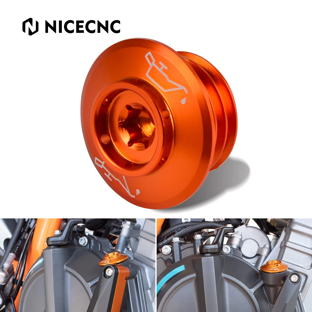 Engine Oil Filler Plug Cap Cover For KTM 790 Duke 890 Duke R 1290 Super Duke GT 1290 Super Duke R 2018 2019 2020 2021 2022 2023