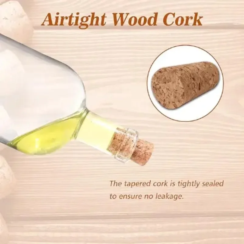 

100 шт., пробки для вина, пробки для пива, сделай сам, уплотнительная пробка для бутылок вина, пробка 0,86 x 1,37 дюйма, пробки для домашнего пивоварения, принадлежности для бутылок вина