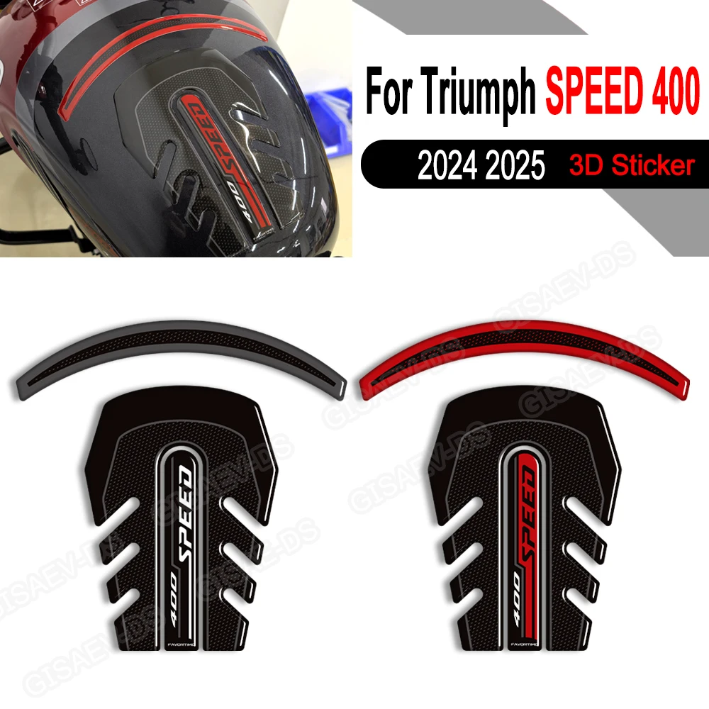 

Для мотоцикла Triumph Speed 400, накладка на бак, боковые ручки, комплект для газа, мазута, коленный обтекатель, крыло, колеса, защитные наклейки, наклейки 2024-