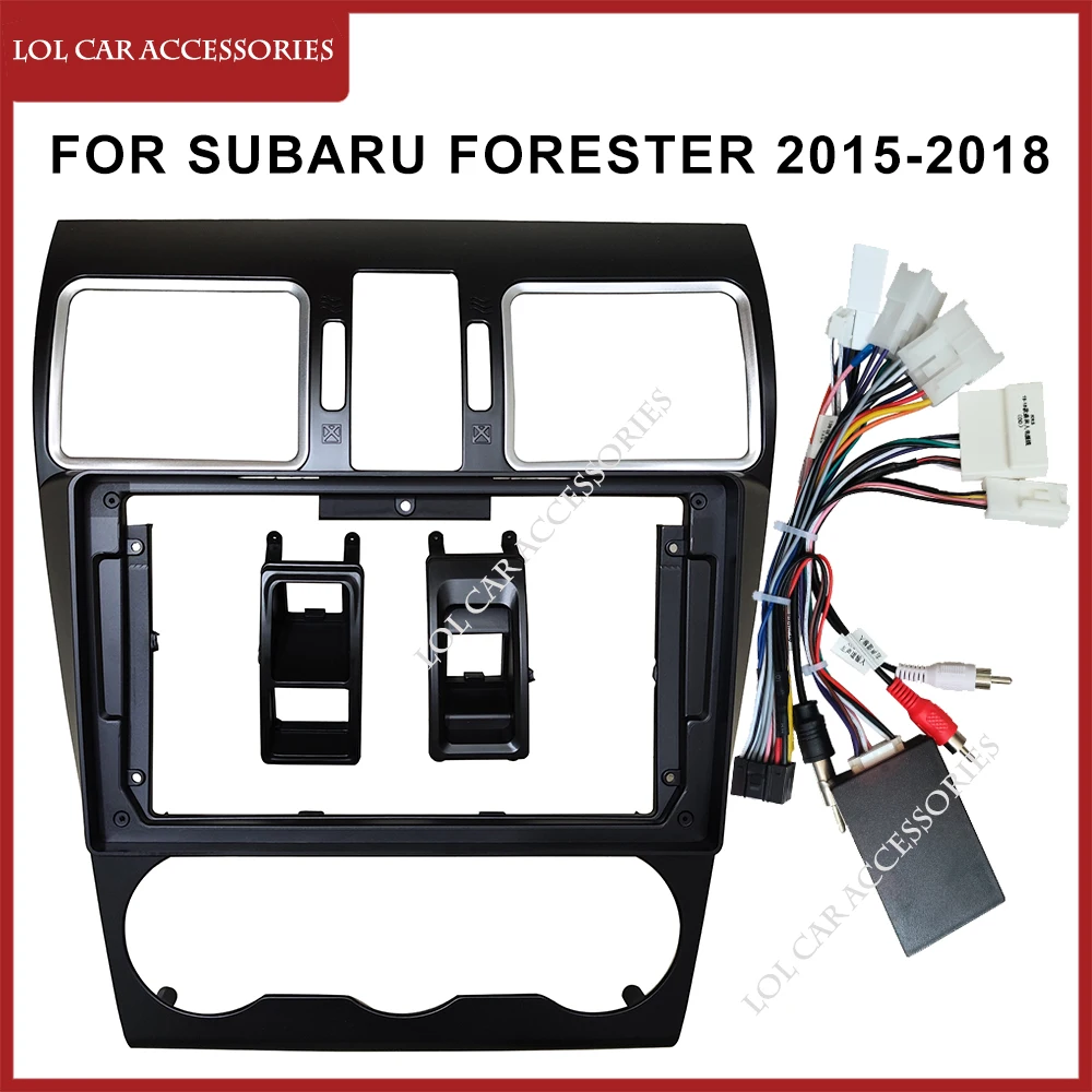 

9-дюймовые Fascias для SUBARU FORESTER 2015-2018 автомобильный радиоприемник стерео GPS MP5 Android плеер головное устройство 2 Din панель установка рамы приборной панели