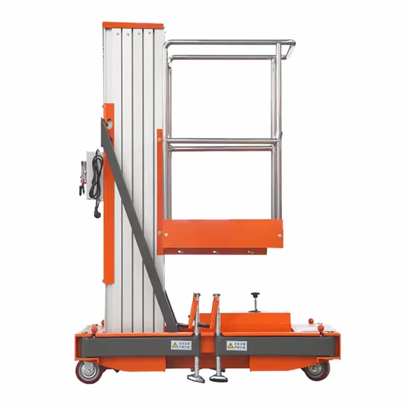 6m 8m Electro-hydraulic Lifting Table Aluminum Alloy Lifts For Aerial Work Maintenance And Decoration