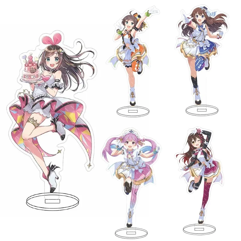 HOLOLIVE Vtuber white blowing snow summer color Festival Akai Heart Dashen acrylic Dastand tabletop decoration sample display