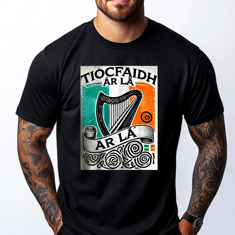 Tiocfaidh Ar La Vintage Ireland Irish Flag Irish Republican Lowest Prices T Shirt Homme Print Adult New Shirts T-Shirts Birthday