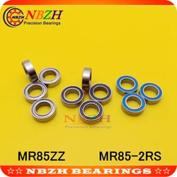 NBZH 10pcs 675ZZ MR85-2RS SMR85ZZ SMR85-2RS ZZ 2RZ L-850 Deep Groove Ball Bearings 5 x 8 x 2.5mm High Quality