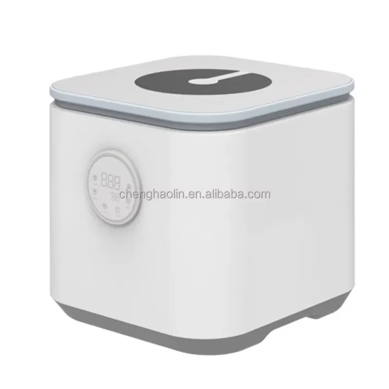Automatic Fruit Vegetable Washer Desktop Smart Kitchen Cleaner No Disinfection Drying Function Up Down Cleaning Machine for