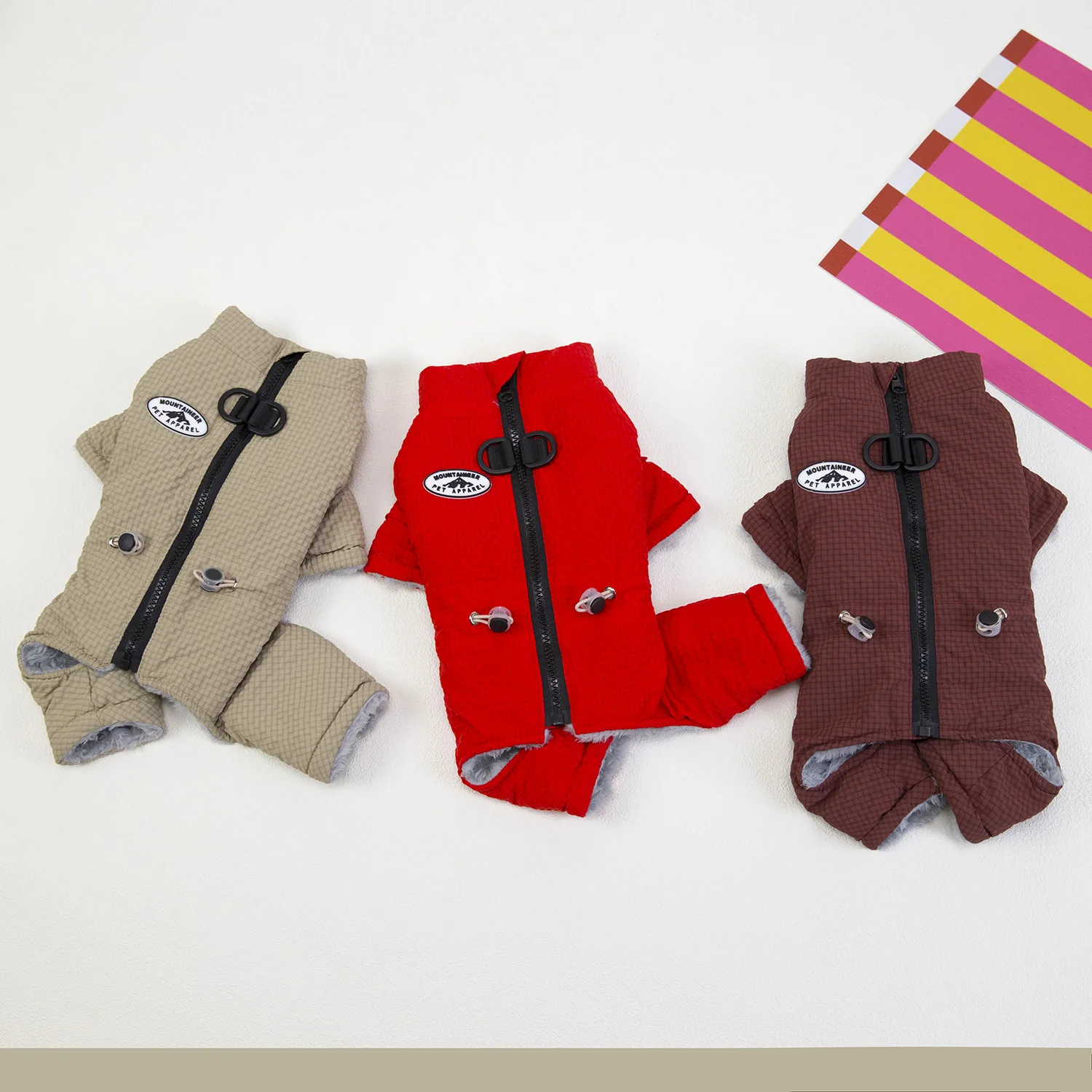 ペット犬服 ペット四足用綿入れ服 ペット服 秋冬用厚手新作2 - Winter Clothing For Dogs のレビューと価格