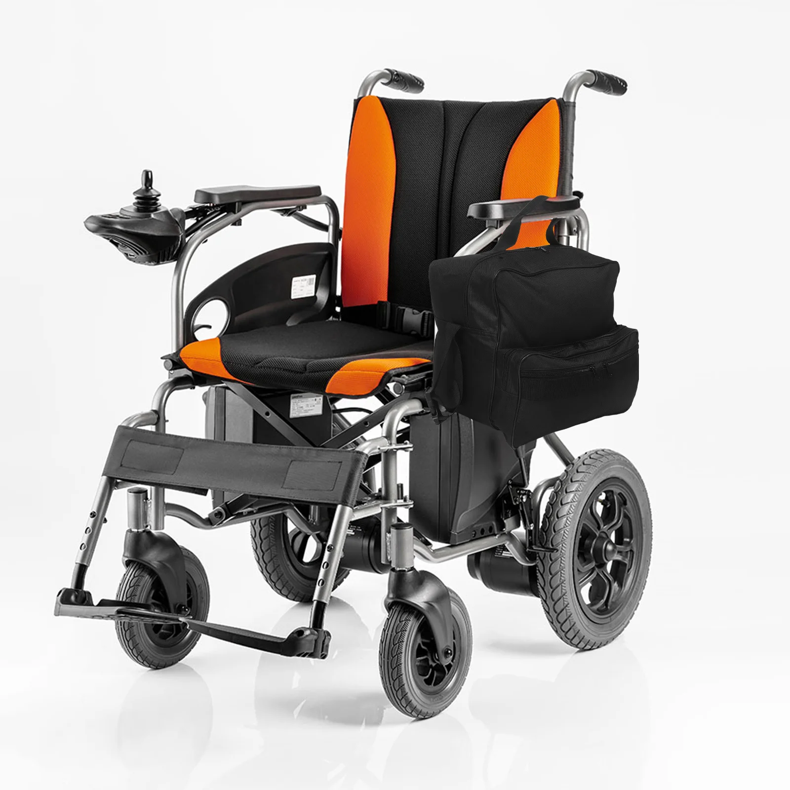 

Wheelchair Storage Bag Large Capacity Waterproof Portable Hanging Side Pouch Organizer Travel Carry Bag for Wheelchair Use