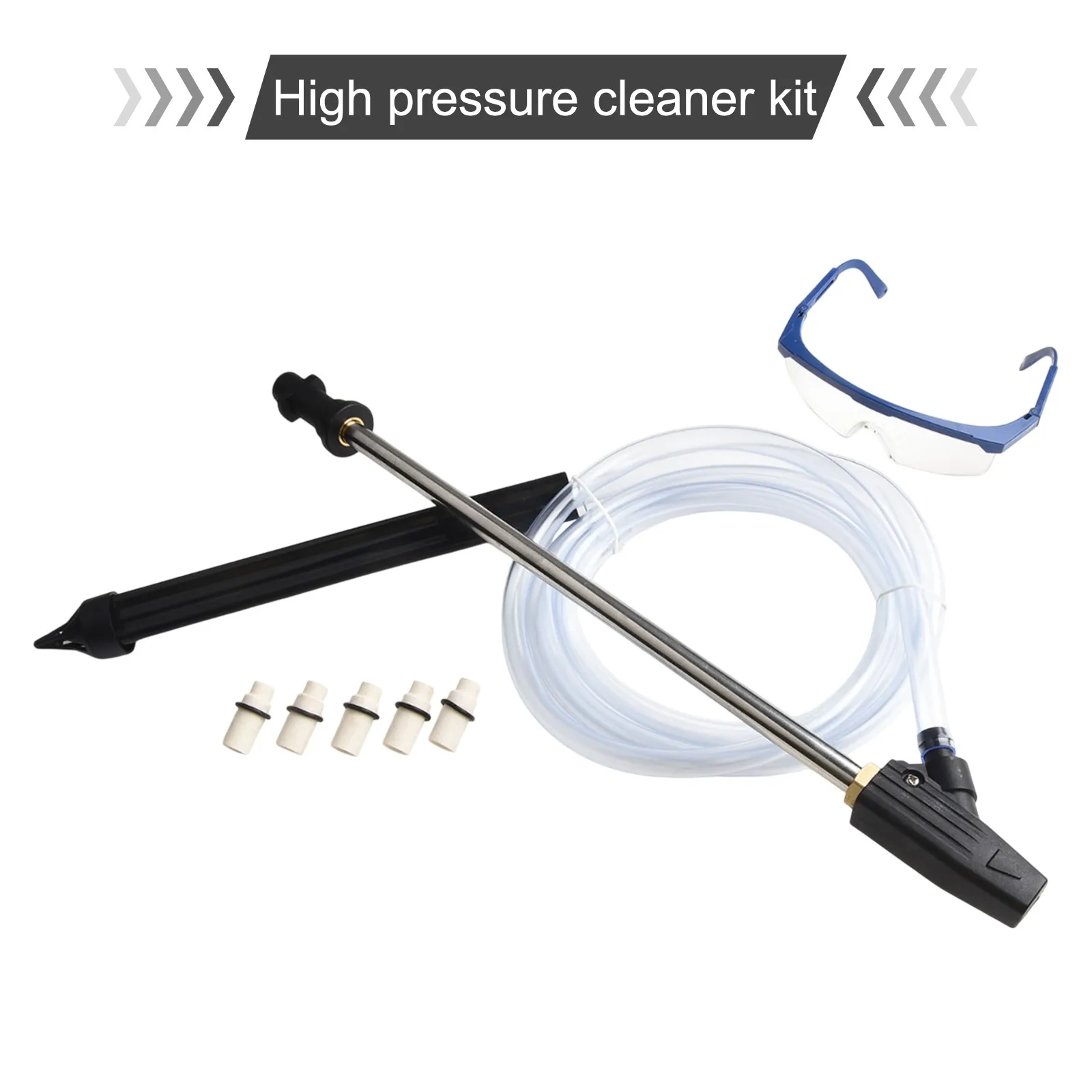 Ceramic Nozzles Kit Blaster Kit 1 Set 300 Cm Replacement For Karcher Series Stainless Steel For Sand Wet Blaster