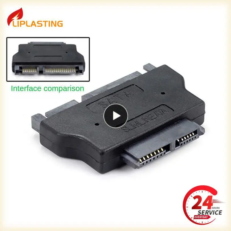 Slimline SATA Adapter Serial ATA 7+15 22pin Male to Slim 7+6 13pin Female Adapter