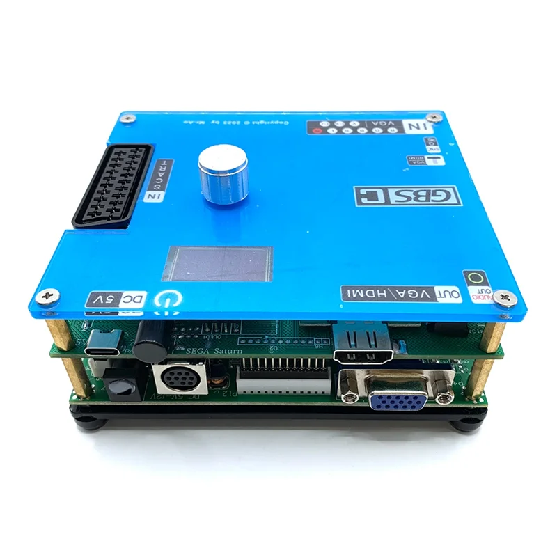 B03B-GBSC Converter GBS Control Game Video Transcoder GBSC RGBS VGA Scart Ypbpr Signal to VGA HD Upscalers