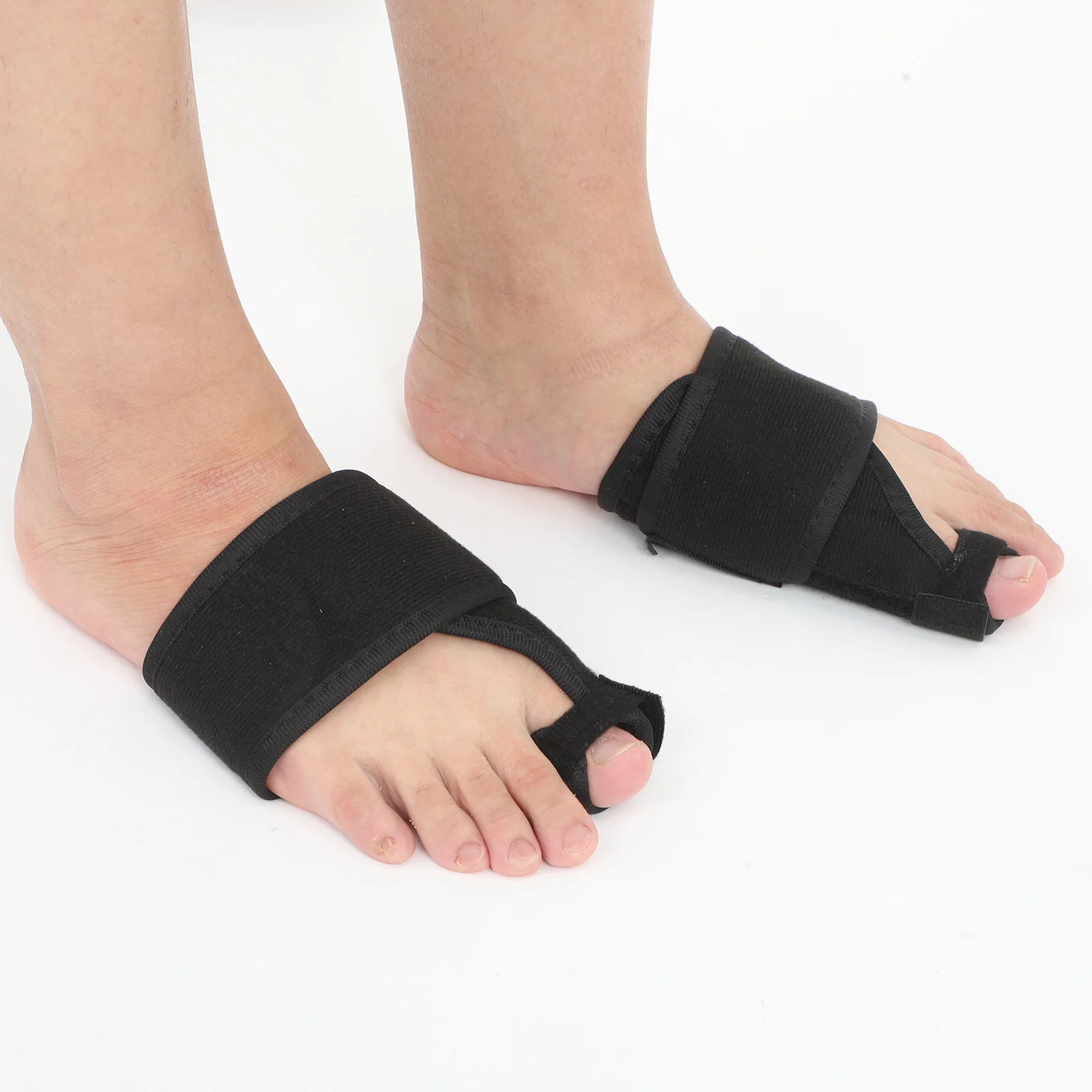 1 Paar Zehen-Bunion-Korrektor, bequem, verstellbar, Hallux Valgus-Schutz, Schmerzlinderung, Zehenglätter, Klammer, Unterstützung für Männer