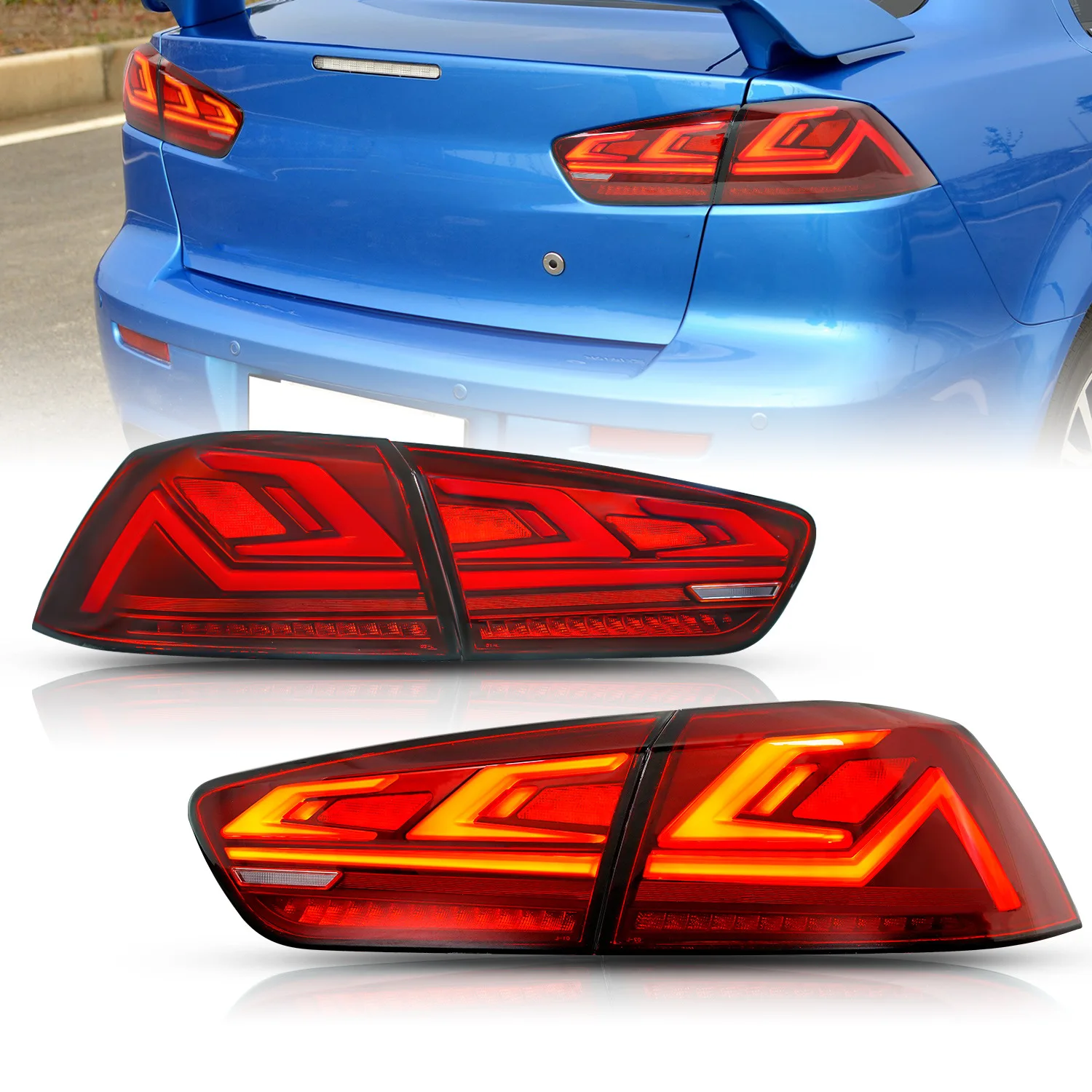 

Car Tail Brake Light Assembly For Mitsubishi Lancer-ex 2007-2018 Taillight LED Turn Signal Rear Bumper Lamp