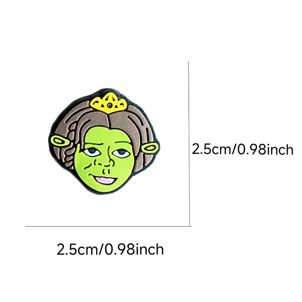 10-100pcs Hot Toys Cartoon Fairy Tale Monster Series PVC Shoe Accessories DIY Detachable Hole Wristbands Shoe Decorations Gifts