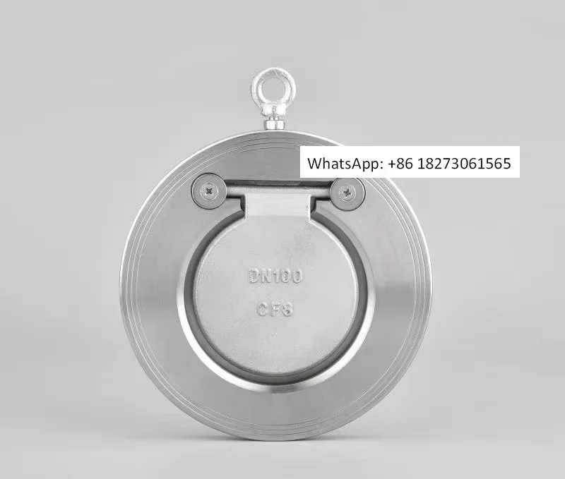 Single board disc check valve, one-way valve, 304 stainless steel thin check valve H74W-10P