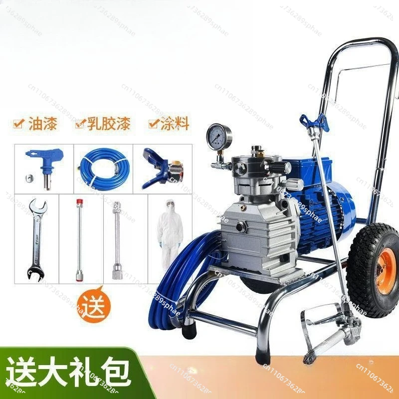 Small electric water-based paint engineering paint sprayer