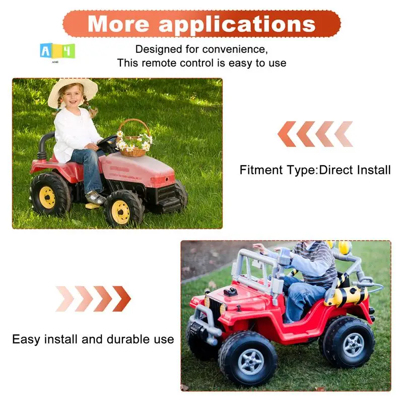 

A04E-Children's Electric Car FCC Kids Electric Car 2.4G Bluetooth Controller Children Electric Vehicle Parts
