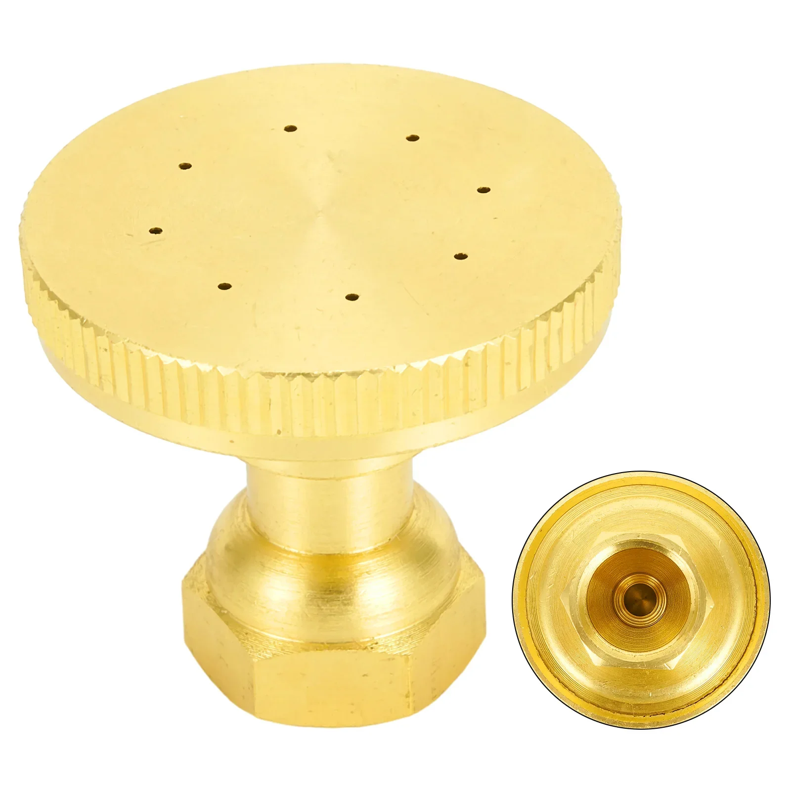 Solid Brass Spray Nozzle Featuring 8 Independent Flow Adjustments And For M14x1.5 Internal Threading For Reliable Performance