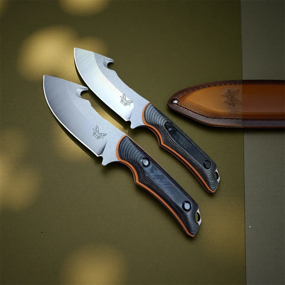 

BM 15018 Hunt Hidden Canyon Hunter Fixed Blade Knife G10 Handles Outdoor Camping Tactical Camping Self Defense Emergency Rescue