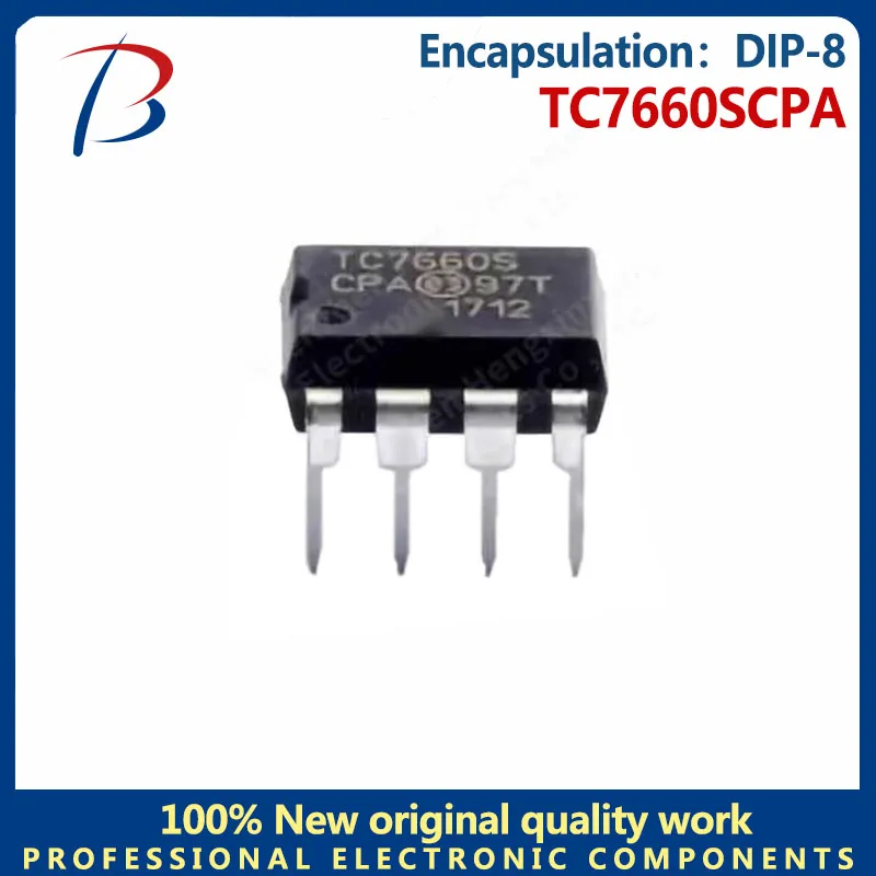 

Пакет TC7660SCPA 10PCS DIP-8 Регулятор мощности Переключатель регулятора