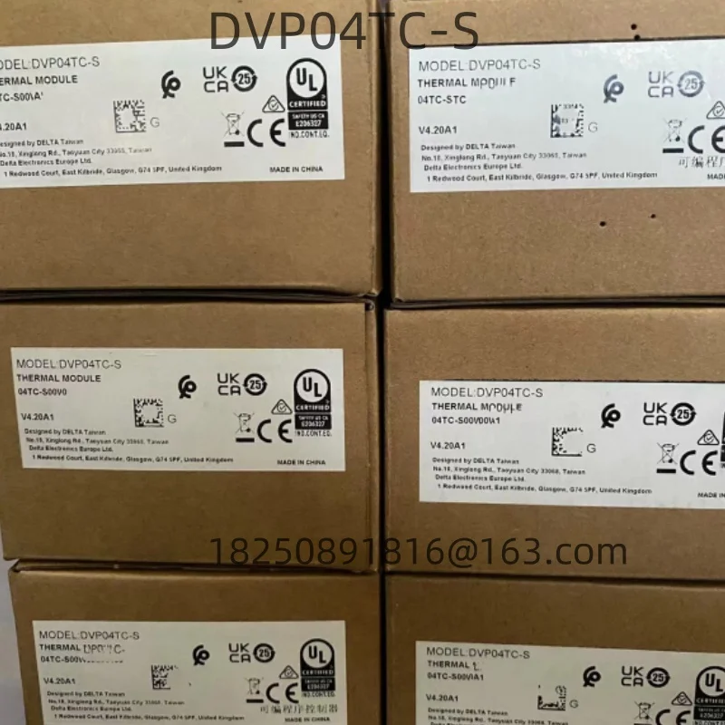 New PLC expansion module DVP04TC-S analog module