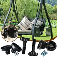 Reemplazo de marco de dosel oscilante, marco de dosel oscilante para porche exterior, herramienta de reparación a prueba de herrumbre para mantenimiento de porche de jardín