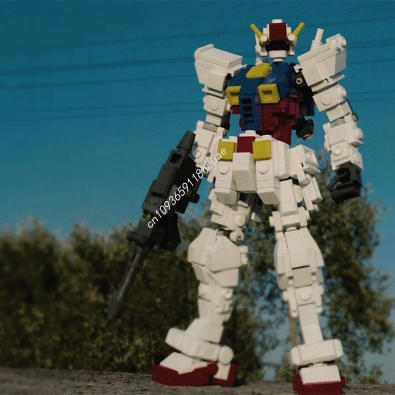 

425 шт. MOC RX-78-2 V3 пилонированный боевой робот, образовательный рождественский подарок, сделай сам, образование, сборка строительных блоков