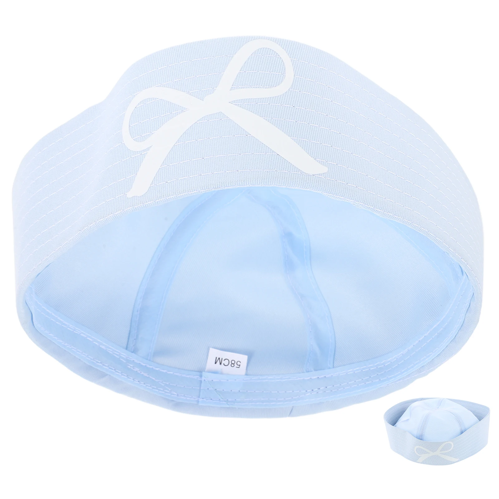 

Adorable Sailor Cosplay Hat for Women Elegant Decorative Party Costume Bowknot Boating Hat Clothing Accessories Captain Party