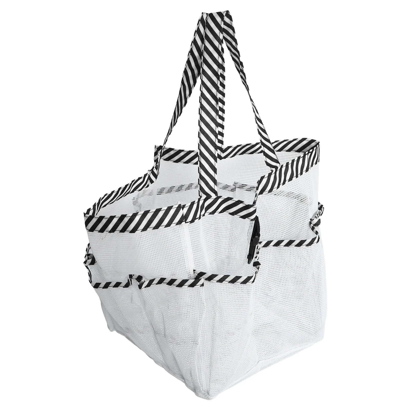 

Small Foldable Mesh Toiletry Bag Travel Hanging Organizer Bathroom Shower Case Lightweight Durable for Men Women Outdoors