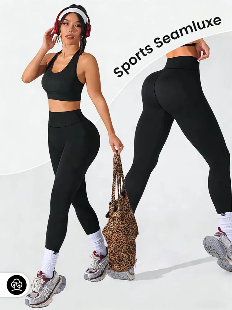 Sexy High Waisted Leggings For Womens Black Tummy Control Compression Soft Yoga Pants For Workout Regular And Plus Size Trousers
