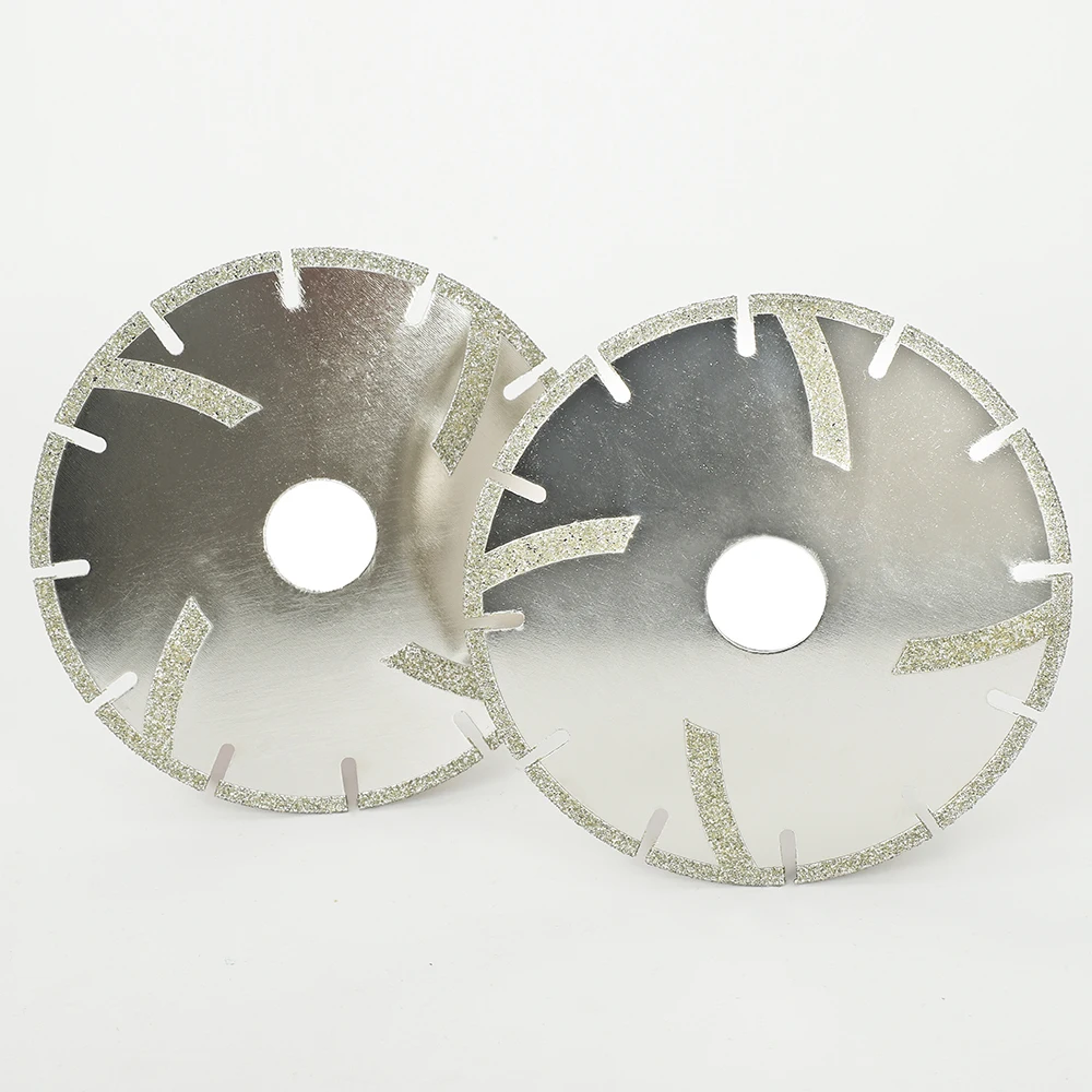 Polegada 120 mm Diamond Brazing Saw Blade Folha de Moagem Lâmina de Corte Disco Roda Cup para Cortar Pedra Mármore e Metal 5