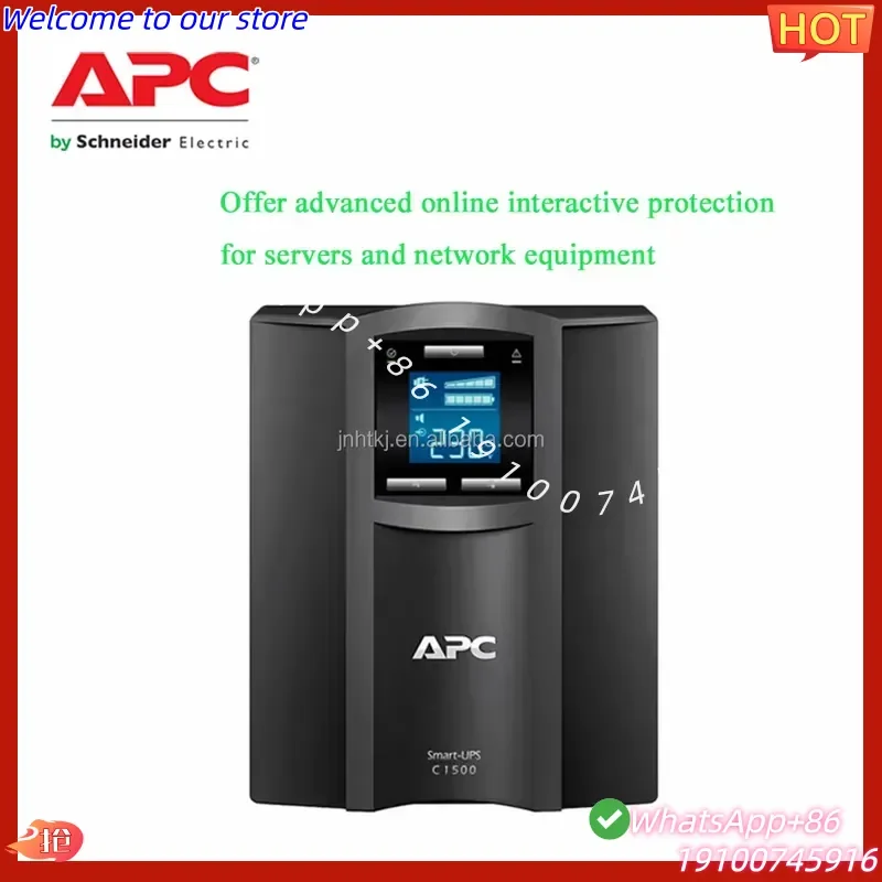 2026Hot APC UPS SMC2000I-CH 2000VA 1300W Tower UPS APC Smart UPS Single Uninterrupted Power Supply Sine Wave