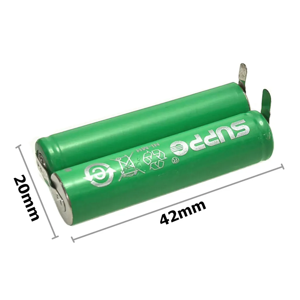 

HSY-AAA750 AAA for Philips Norelco BG2028/ XA2029 Body Groomer Electric Shaver Batteries SUPPO 2.4V 1500mAh Ni-MH Battery