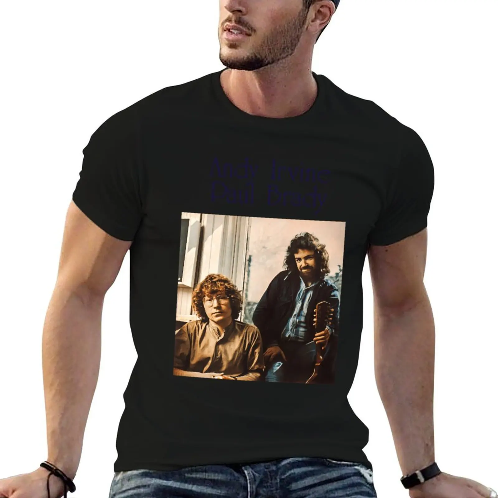 

andy irvine paul brady 1 T-Shirt cotton t shirts man 100% graphic t shirts for man T-Shirt