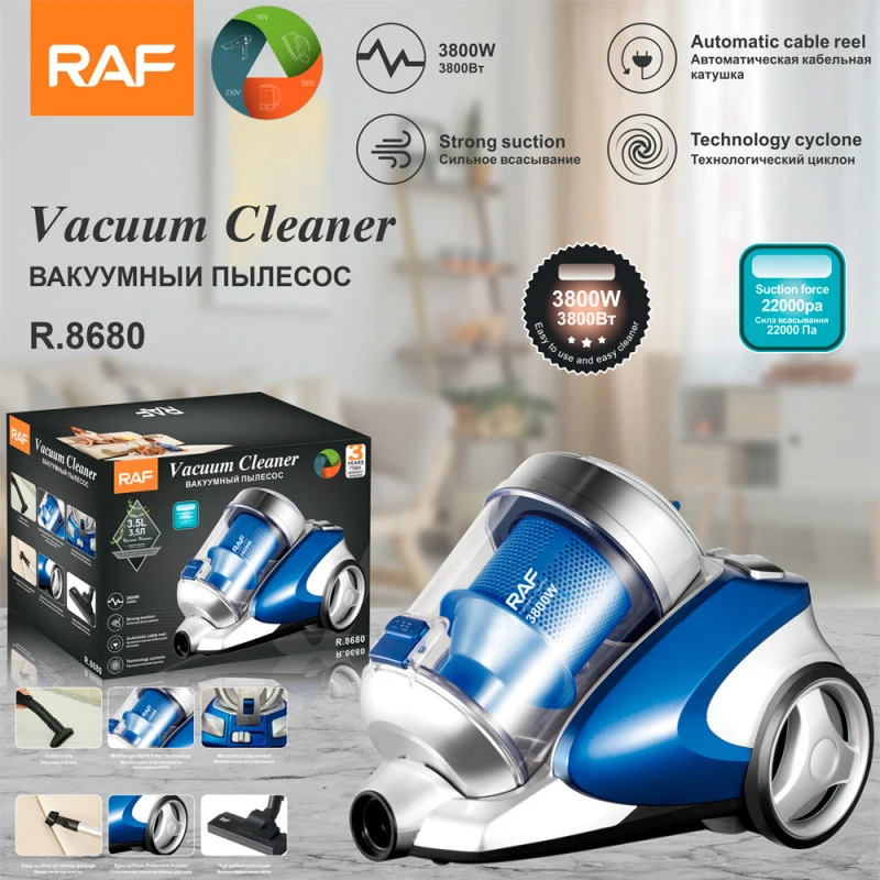 RAFHousehold vacuum cleaner, horizontal portable vacuum cleaner