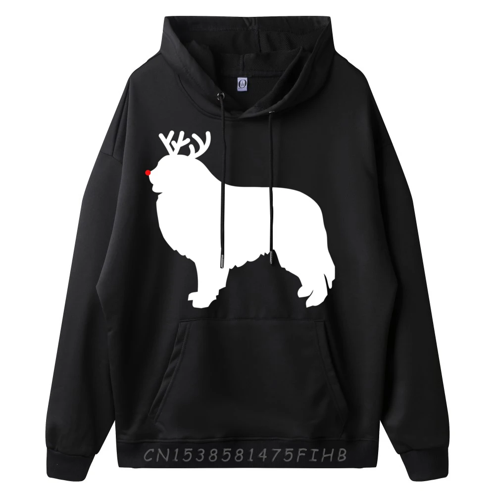 Great Pyrenees Reindeer Christmas Dog Teehoodie Custom Hoodie Illustration Men's Winter Clothes