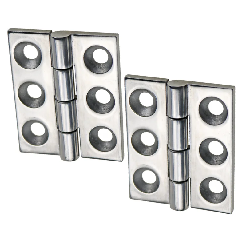 2pcs Heavy-Duty Butterfly Hinges Large Hole Door Suitable for Industrial Machinery Steam Cabinet Refrigeration Room