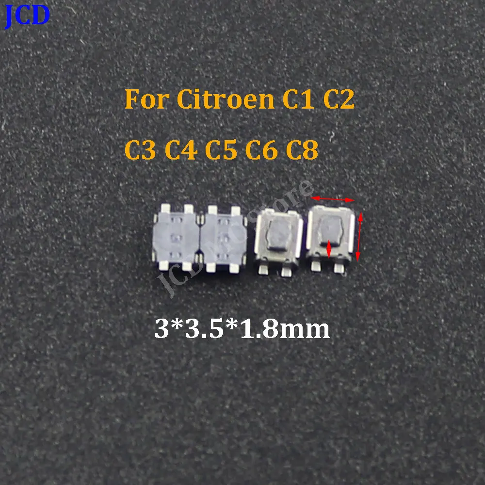 

3*3.5*1.8mm Micro Switch 4Pin SMD 3*3.5 For Citroen C1 C2 C3 C4 C5 C6 C8 Remote Key Fob Repair Tactile Tact Push Button Switch