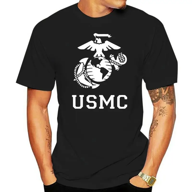 تي شيرت USMC - قميص بحري - قميص عسكري - الحياة البحرية - مشاة البحرية الأمريكية - Semper Fi - عسكري - شعار بحري - هدية للبحرية