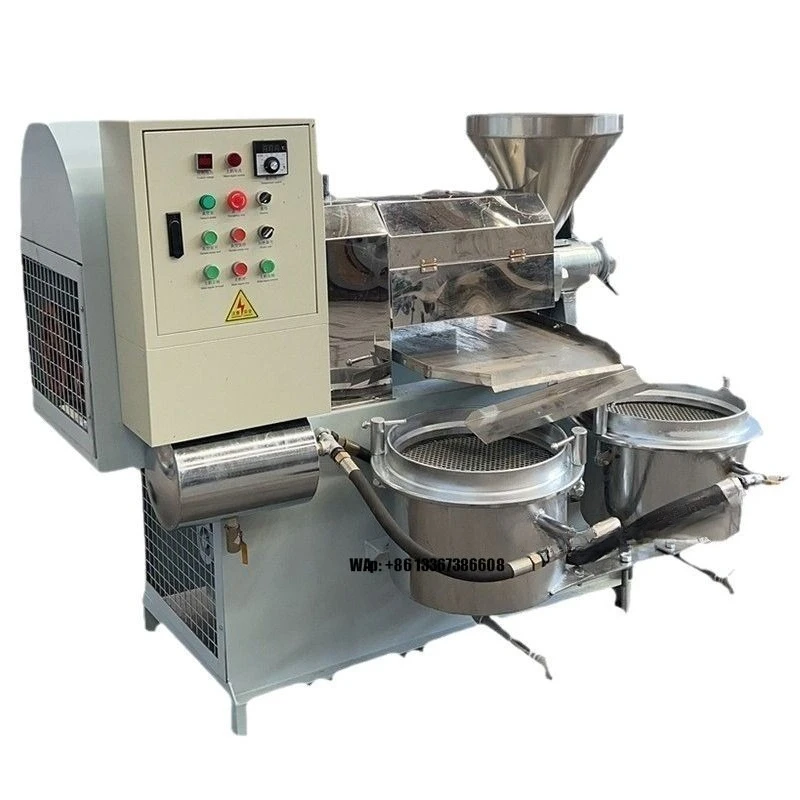 Prensa de aceite multiusos de alto rendimiento y alta eficiencia para soja, oliva y nuez, que puede procesar varias semillas de granos.