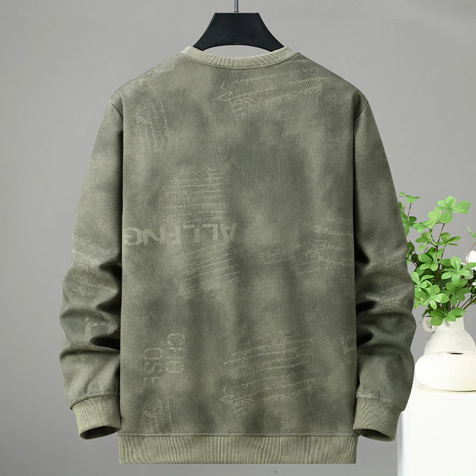 Vintage Sweatshirts Men 10XL Plus Size Pullover Fashion Casual Sweatshirt Male Spring Autumn Sweatshirt Big Size 10XL