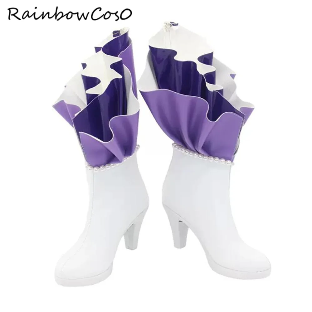 Noel Mermaid Melody Cosplay Shoes Boots Game Anime Party Halloween Chritmas RainbowCos0 W3875