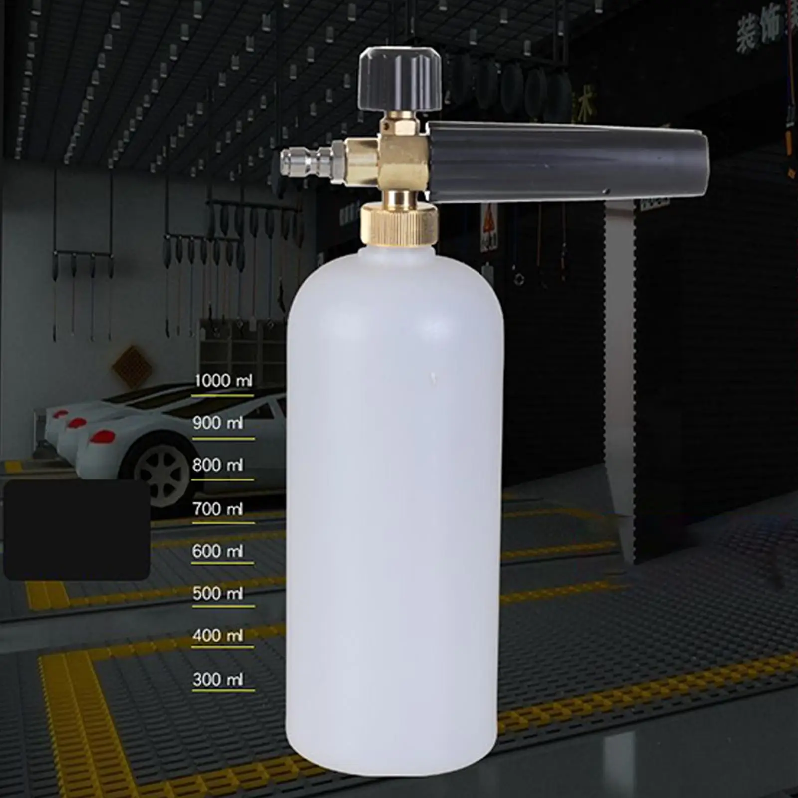 22x1.5 مللي متر واجهة الموضوع PA رغوة غلاية فوهة الضغط العالي غسيل السيارات المياه البنادق المحمولة غسيل السيارات رغوة مدفع البخاخ #5