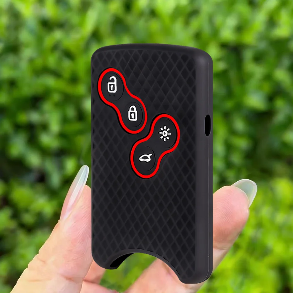 

Keychain Silicone Car Key Cover Case for Renault Duster Kaptur Clio Captur Logan Megane 2 3 Laguna Fluence Zoe Koleos Scenic