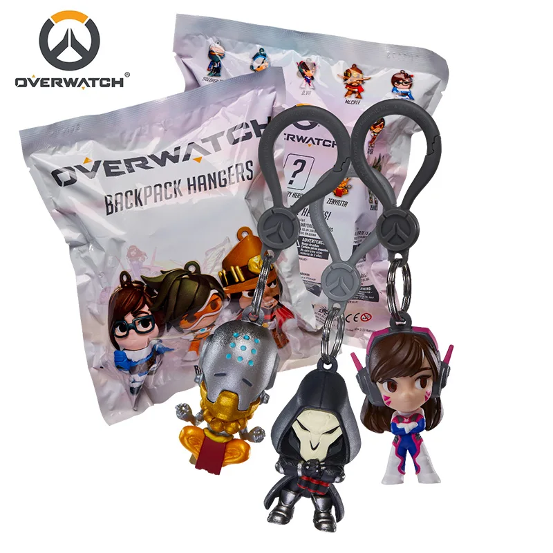 Blizzard  CutebutDeadly Desk Toy Keychain DVA Charia Reaper Lucio Collectible Figures Anime Entertainment Souvenir