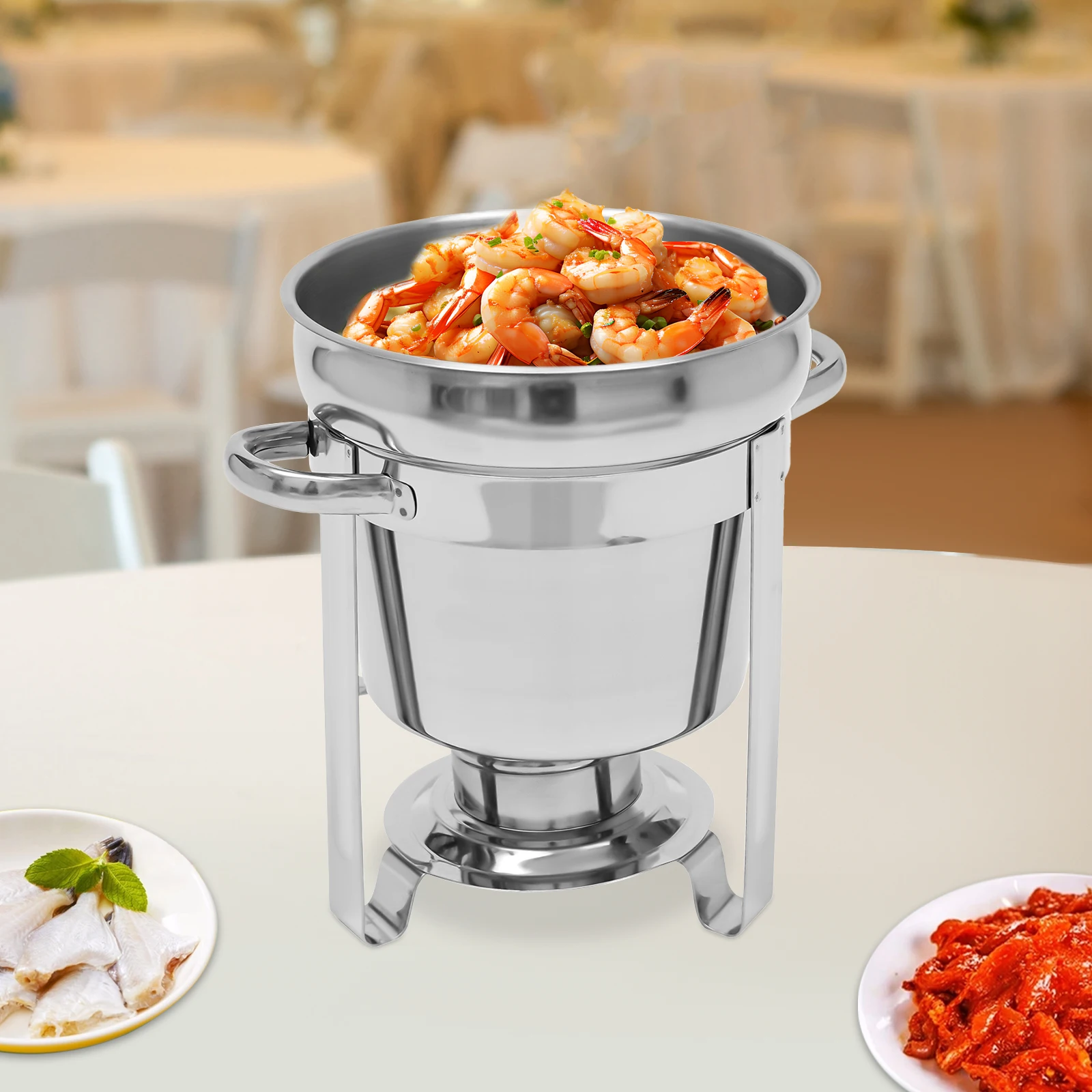 

Коммерческий подогреватель супа из нержавеющей стали 7 л 201 и сборный подогреватель еды, для ресторана, шведского стола, общественного питания, свадебного банкета