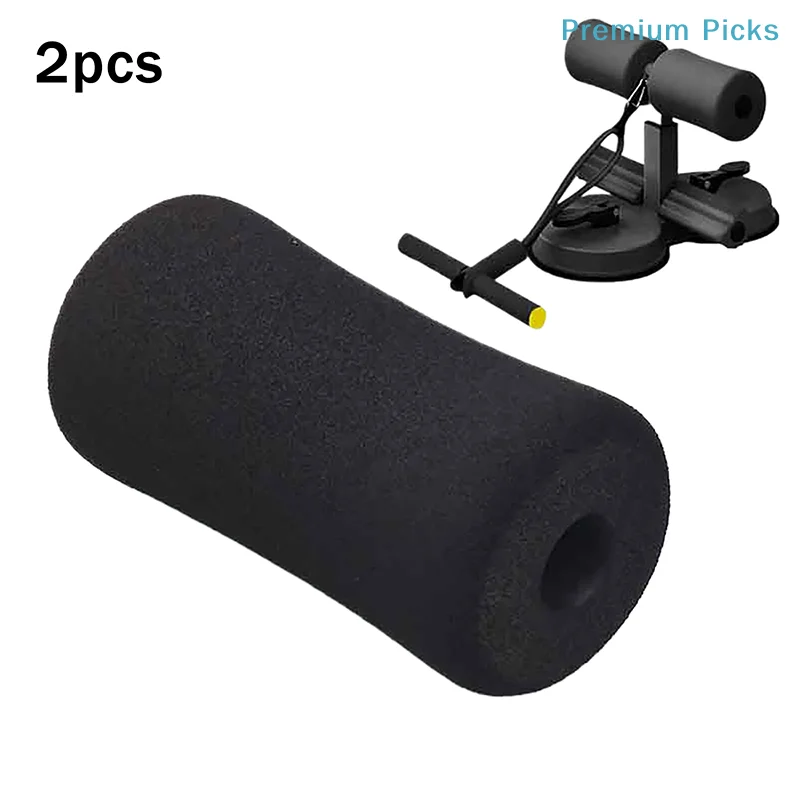 2Pcs Ab Training Roller Sit-up Board Hook Foot Foam Fitness Pads Sleeve Rolling Foam Roller Gym Exercise Foot Exercise Machines