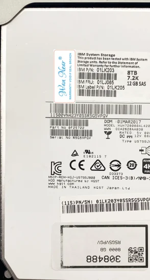 

Для 01LK203 01LJ065 8TB 3,5 12Gb SAS 10K FS7200 V9000 HDD 8T