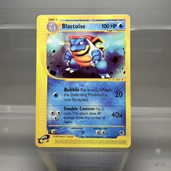 Juego de cartas holográficas de Pokémon, juego de cartas Proxy, Blastoise, Mewtwo, Charizard, Mew, Gengar, PTCG, colección de juguetes para niños