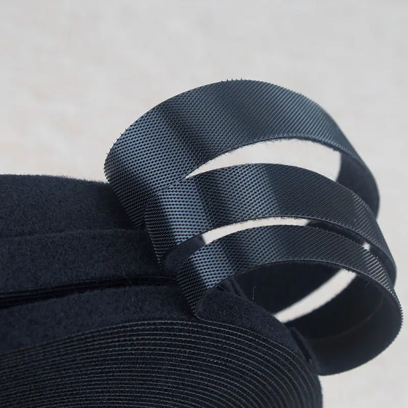 50 متر/لفة جامبو فيل كرو لاصق السحابة الشريط التفاف لتقوم بها بنفسك قابلة لإعادة الاستخدام مزدوجة الجانب هوك وحلقة رباط للكابل الأسلاك إدارة الأشرطة #2